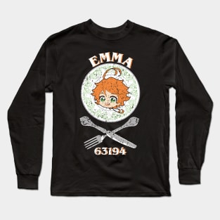 THE PROMISED NEVERLAND: EMMA CHIBI (GRUNGE STYLE) Long Sleeve T-Shirt